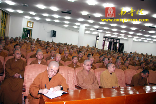 闽南佛学院隆重召开2009年春季开学大会(图6)