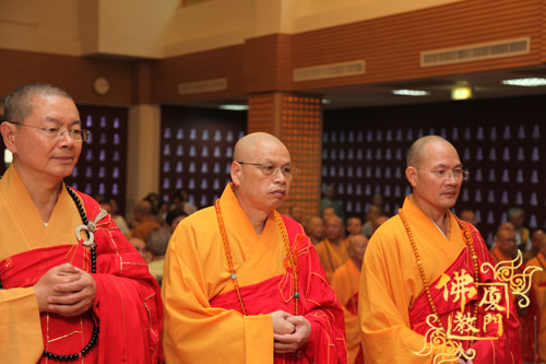 第五届海峡论坛·闽台佛教教育交流研讨会第二坛两岸和平祈福大法会在金门隆重举行(图6)