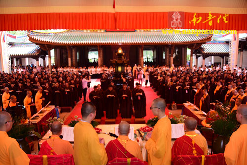 厦门南普陀寺隆重举行传授在家五戒、菩萨戒法会(图45)