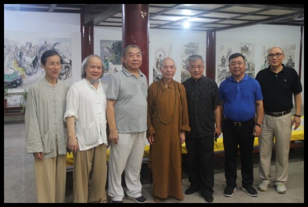 温州雁荡山能仁寺为庆祝建国70周年华诞举办书画展(图17)