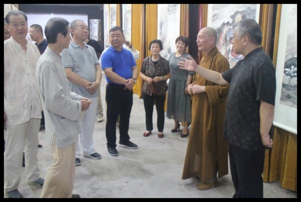 温州雁荡山能仁寺为庆祝建国70周年华诞举办书画展(图23)