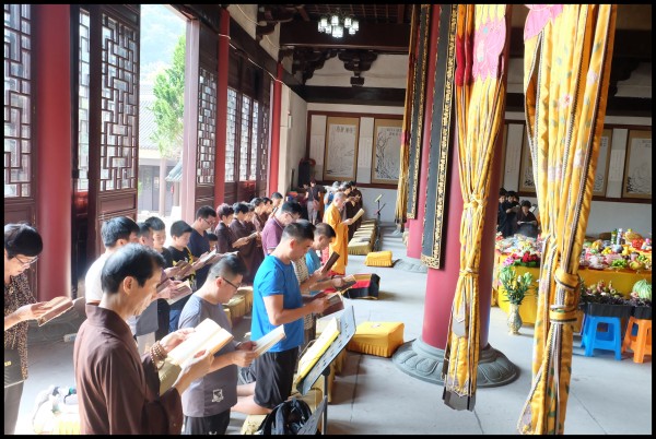 雁荡山能仁寺隆重举行己亥年盂兰盆法会(图3)
