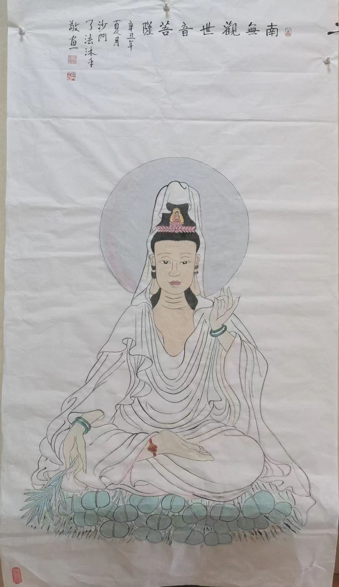 了法法师国画作品(图5)